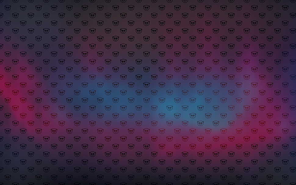 closeup photo of panda print surface HD wallpaper